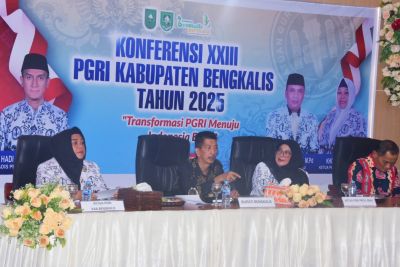 PGRI Bengkalis, Kasmarni Berharap PGRI Terus Berpacu Tingkatkan Mutu Pendidikan Kab. Bengkalis