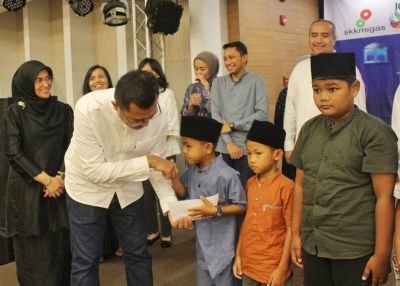 PHR Hadirkan Senyum Bahagia 1.373 Anak Yatim dan 3000 Dhuafa di Zona Rokan