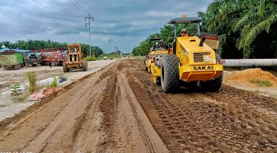 PHR Perbaiki Jalan Rangau Duri Demi Kelancaran Operasional dan Bantu Masyarakat