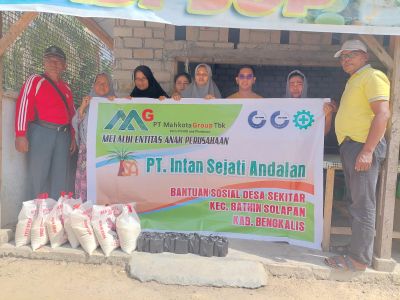 PKS PT.ISA Gelar  Sosial,  Bagi 145 Paket Sembako Dan Sumbangkan Tong Sampah