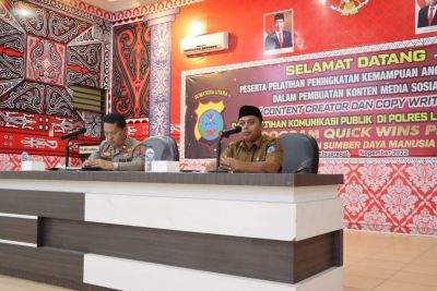 Polres Labuhanbatu Buka Pelatihan Content Creator Dan Copy Writing
