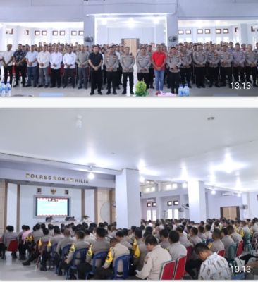 Polres Rohil Gelar Giat Anev Bhabinkamtibmas Dan Pemahaman Penerapan KUHP Dan KUHAP Baru