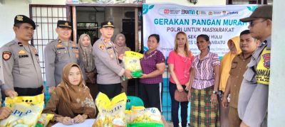 Polsek Bilah Hulu Laksanakan Gerakan Pangan Murah