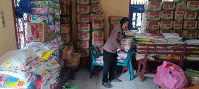 Polsek NA IX-X Salurkan Bantuan ke Polres Labuhanbatu untuk Diteruskan ke Korban Banjir