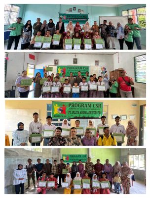 Program CSR PT Pelita Agung Agrindustri, Berikan beasiswa untuk berprestasi dan kurang mampu  
