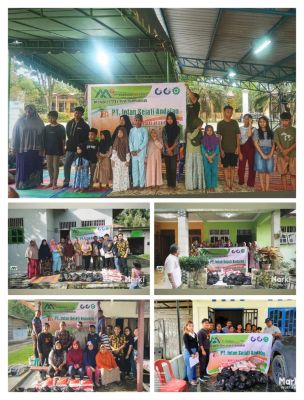 PT Intan Sejati Andalan Berikan Bantuan Santunan Anak Yatim dan CSR Sembako