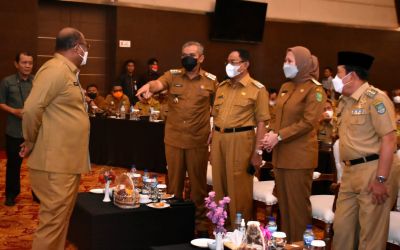 Rakor Dengan Mendagri, Pj Bupati Kampar Hadiri Langsung