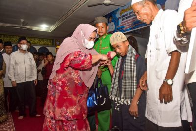 Safari Ramadhan di Bukit Batu, Bupati Kasmarni Sampaikan Pembangunan 2022