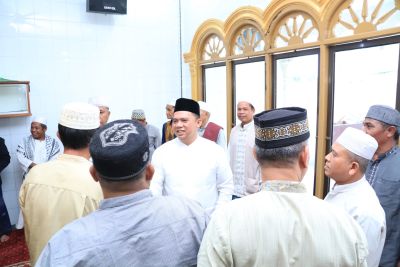 Safari Ramadhan di Masjid Jami Nurul Huda, Bupati Berharap Silaturahmi Tetap Terjaga