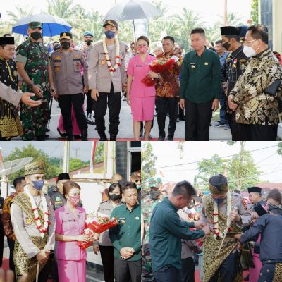 Sambut Kapolres Baru, Bupati Rohil Harap Andrian Pramudianto Betah di Rokan Hilir