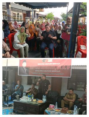 Septian Nugraha SE.M.IP. Reses Kelurahan Babusallam dan  Duri Barat 