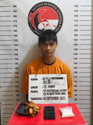 Simpan 100 gram sabu, Pria ini di bekuk Satres Narkoba Polres Labuhanbatu