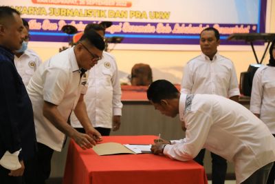 Struktur Kepengurusan PWI Labuhanbatu Resmi Dilantik