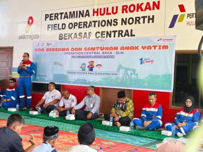 Syukur dan Kepedulian, PHR Santuni Anak Yatim dan Doa Bersama di Bekasap