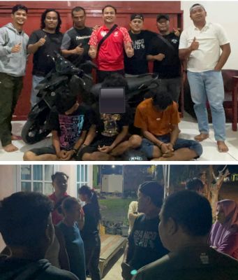 Tiga Pria Diamankan Satreskrim Bengkalis, Diduga Pencurian di Toko Cahaya Mart