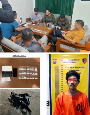 Tim Gabungan Kodim 303 Bengkalis Dengan Tim Polsek Mandau, Ungkap Peredaran Narkoba di Duri