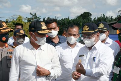 Tinjau Masyarakat Terdampak Bencana di Sergai