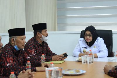 Wabup Labuhanbatu Terima  Audiensi Badan Pembudayaan Kejuangan 45