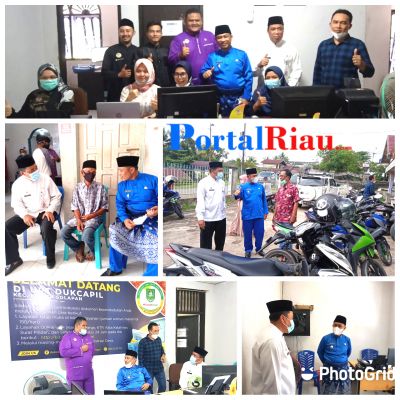 Wakil Bupati Bengkalis Meninjau Langsung, Layanan Kilat Pemkab Bengkalis Hanya 5 Menit Urus KTP
