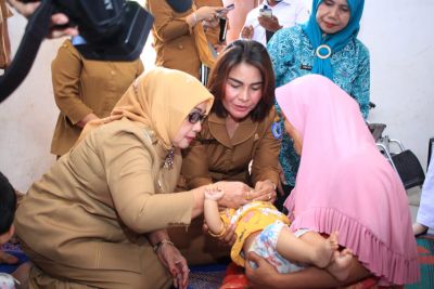 Wakil Bupati Labuhanbatu Audit  Kasus Stunting Di Desa Tanjung Siram
