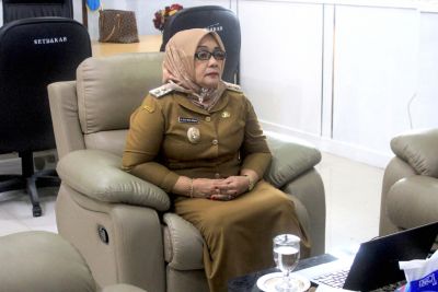 Wakil Bupati Labuhanbatu ikuti langsung Vidcond Bersama Presiden RI