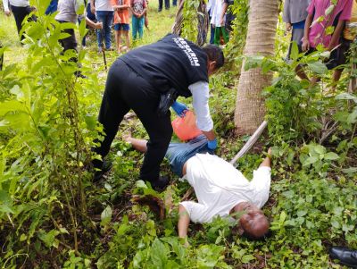Warga Talang Mandi Dihebohkan Dengan Penemuan Sesosok Mayat Pria tak dikenal